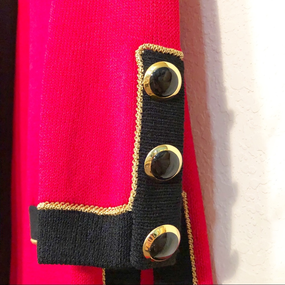 St John | Open Front Button Detail Wool Cardigan - image 5